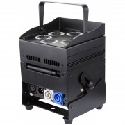 JB-Systems ACCU COLOR-BLACK Battery Projector 60W RGBWA + WDMX, Black finish